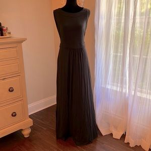 Lands End Black Maxi Dress | S